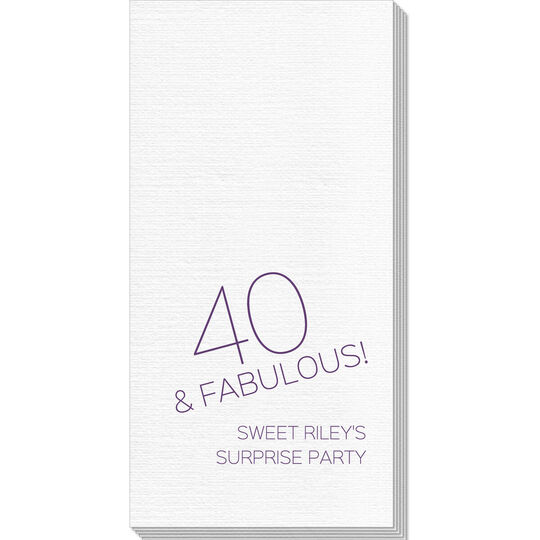 40 & Fabulous Luxury Deville Guest Towels